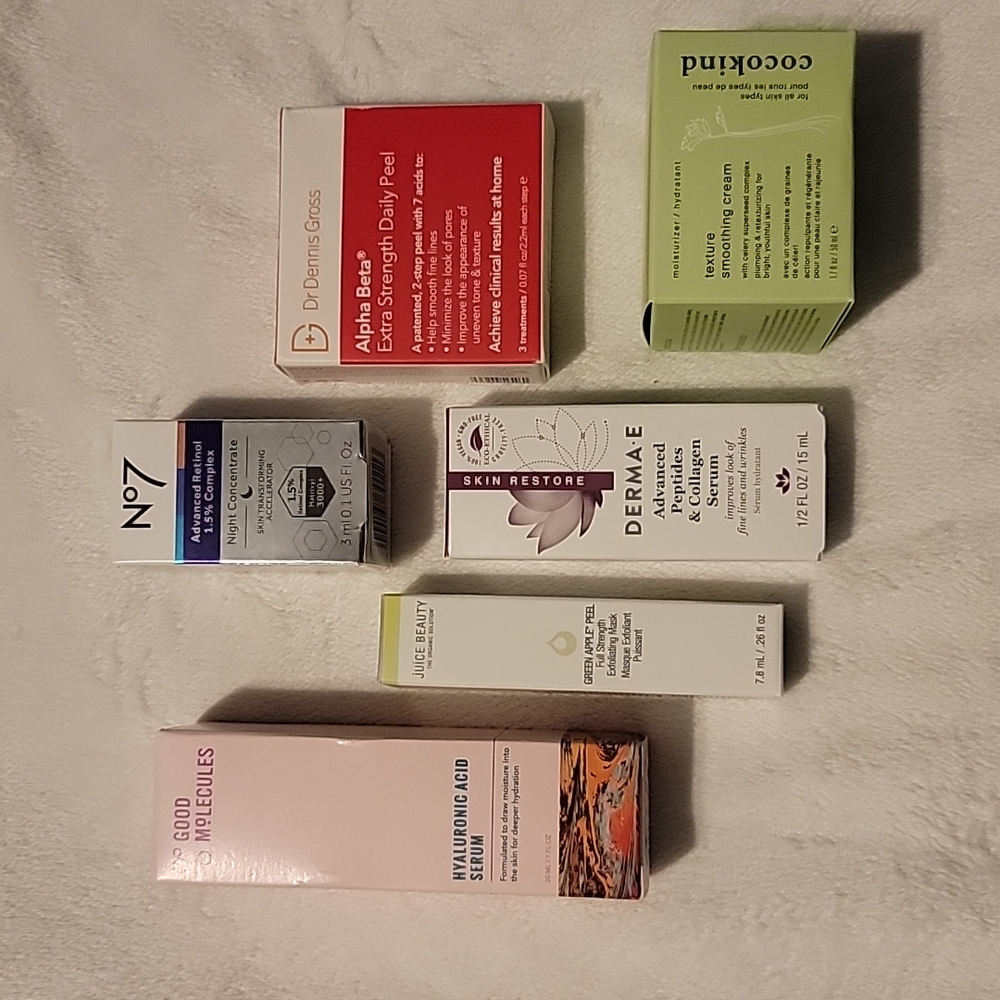 6 piece skincare bundle